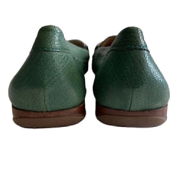 Geox Women's Green Leather Loafer size 37 1/2 - Picture 12 of 12